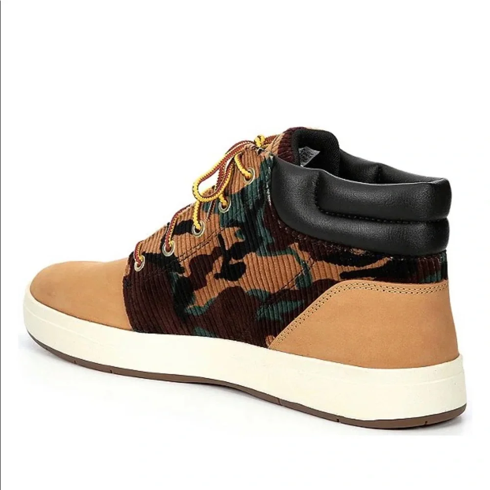 Timberland Men's Davis Square Camo Print Chukka Boots - Picture 3 of 6